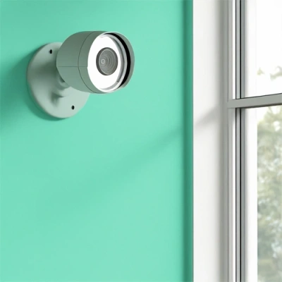 Worcester vivint camera facing a window